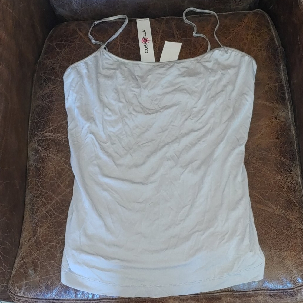 NEW Cosabella Silver Camisole w/ adjustable straps